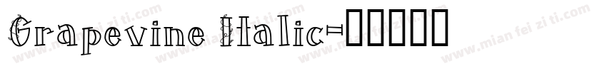 Grapevine Italic字体转换